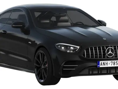 Mercedes-Benz E53 AMG Coupe 2021 3D model