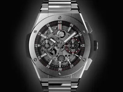 HUBLOT - Big Bang - Integrated Titanium 3D model