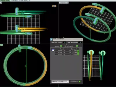 Woman Bangle 3D print model