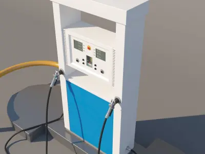 LPG Dispenser 3D model