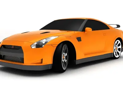 Nissan GTR 2008 3D model
