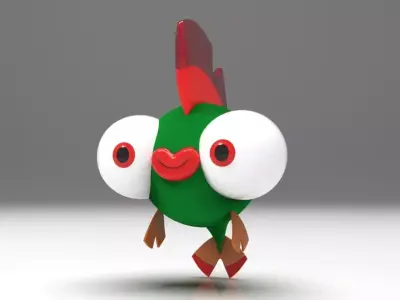 Cartoon Fish 3D model