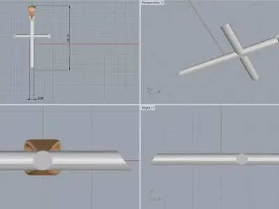 cross 3D print model 5