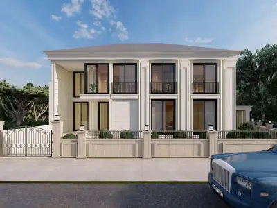 Luxury Classic Villa  High Quality 3D Model 3D model