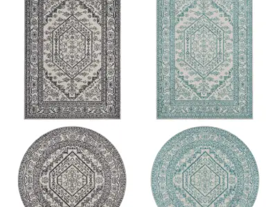 Rugs No 25 Low-poly 3D model