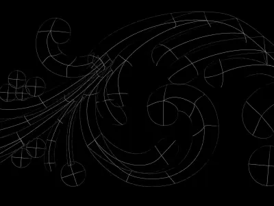 3d model stl wall baguette plinth decor for CNC router 3D print model