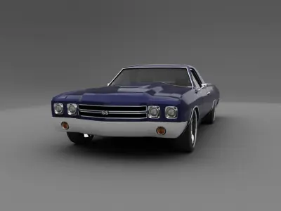 Chevrolet Elcamino 1970 3D model