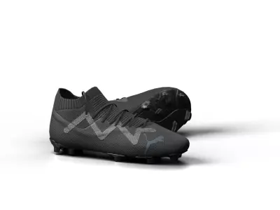 Football Boots Low-poly 3D model