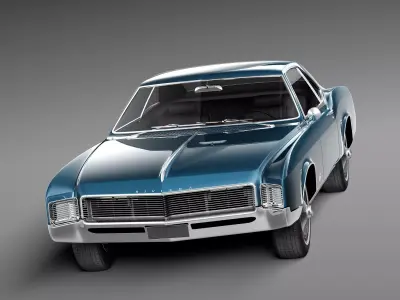 Buick Riviera 1966 3D model