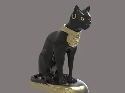 Egyptian Cat 3D print model