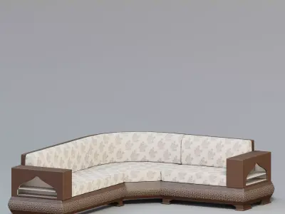 Arabesque sofa02 3D model