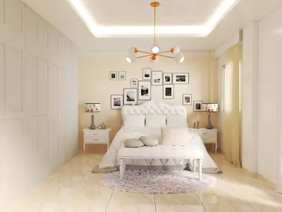  classic bedroom 3D model