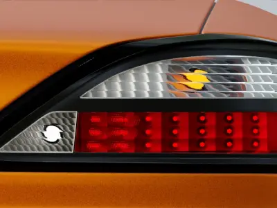 S15 DMAX Led Tail Lights Low-poly 3D model