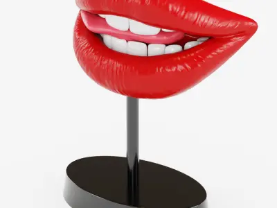 Figurine Lips 3D model