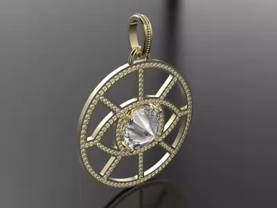 Eye pendant  3D print model