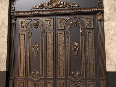 Gate rg13 Low-poly 3D model