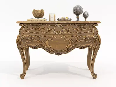 Classic European style Cabinet and Decoration 6 3D model
