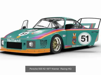 Pack Porsche 935 car HQ interior