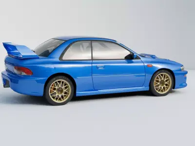Subaru impreza WRX STI 22b 3D model