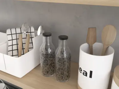 Decorative Kitchen Set 3D model