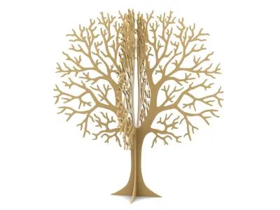 Plywood Decorative Wood Low-poly 3D model