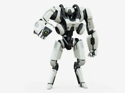 BATTLE DROID SYRIOS-E Rigged for Unreal Engine - Unity - MIXAMO 3D model