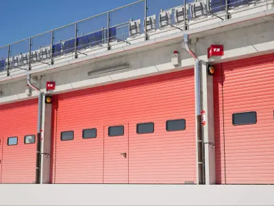 Imola Modular Racetrack Pitstopgarage 3D model