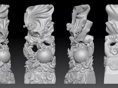 Bodhidharma  3D print model