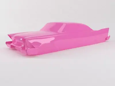 The silhouette of the car 1958 Plymouth Fury 3D print model