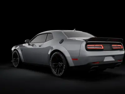 Dodge Challenger SRT Hellcat Redeye Widebody 3D model