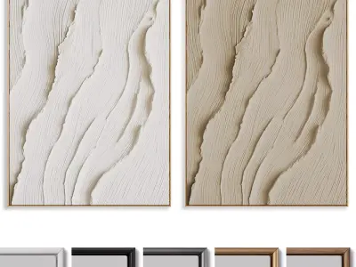Picture Frame Set 03 3D model