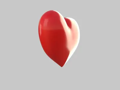 Heart icon v 22 3D model