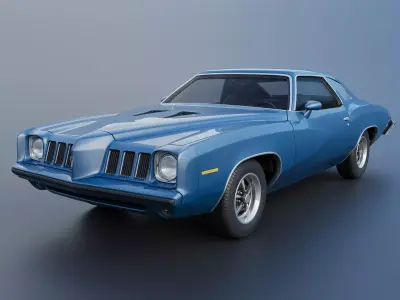 Pontiac Grand Am 1973 3D print model