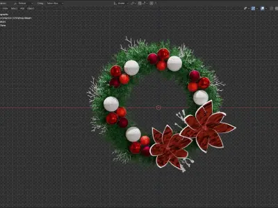 Christmas Wreath 3D model