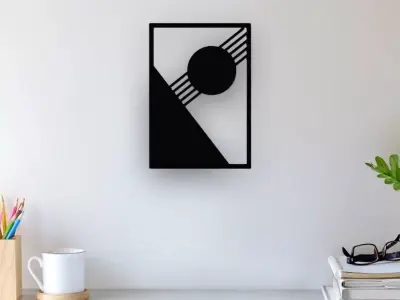 Abstract Wall Art 3D print model 31