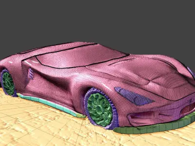 super car  3D model