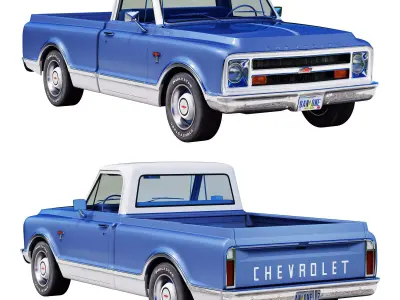 Chevrolet C10 1967 3D model
