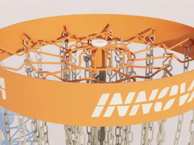INNOVA Disc Golf Basket 3D model