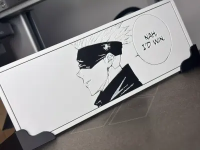 GOJO SATORU - HUEFORGEENTHUSIAST - MANGA PANEL 3D print model