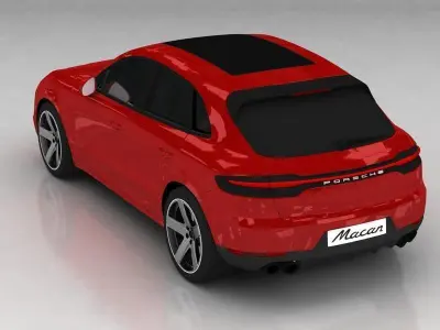 Porsche Macan  2020 3D model