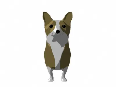 Welsh Corgi 3D model