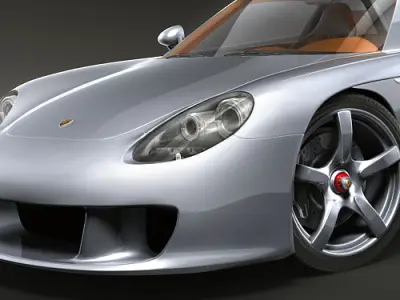 Porsche Carrera GT 3D model