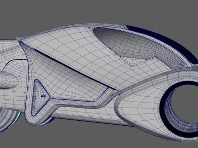 MotoCycle LightCycle  - Tron legacy   3D model
