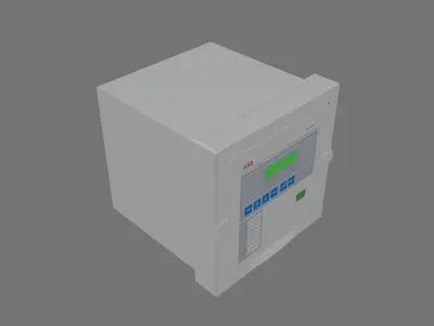 Protection relay ABB REF 610 Free 3D model