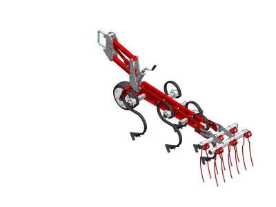 WG 0002 - Complete range of 45 inter-row cultivators 3D model