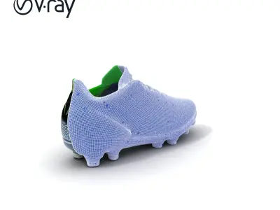 Dynamic Soccer Cleat Model Pack Low-poly 3D model