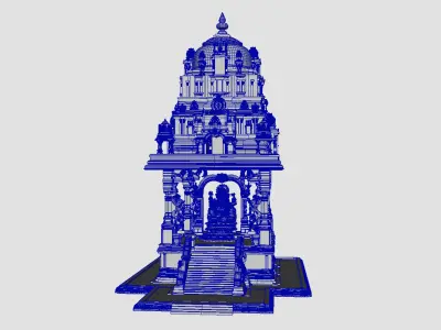 ganesha temple 3D model