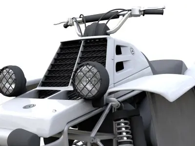 YAMAHA BANSHEE 1987 3D model