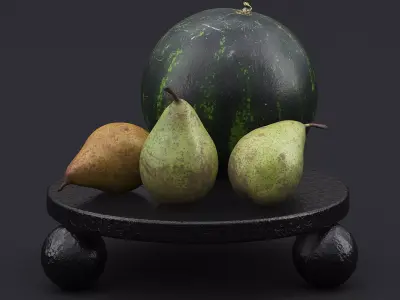 Fruit Plate I 3D model