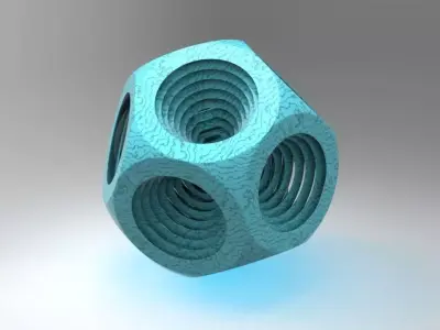 Dodeca Gyro Ball Free 3D model